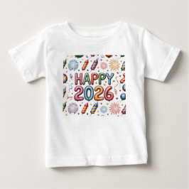 T-Shirt-Glücklich nytt år 2026 Matchande familj T Shirt