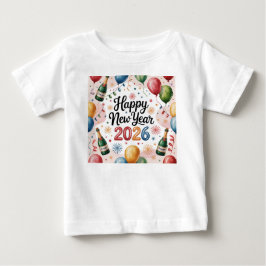 T-Shirt-Glücklich nytt år 2026 Matchande familj T Shirt