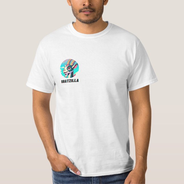 T-shirt Goatzilla : Bêlements et Démolitions V4 (Framsida)