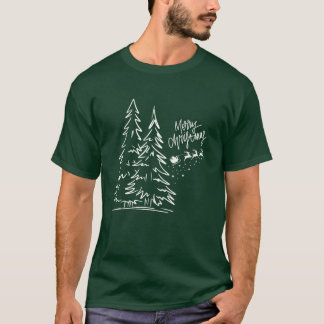 T-Shirt: God Jul (grön) T Shirt