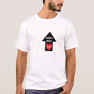 T-shirt Gods Way Kärlek Arrow Heart