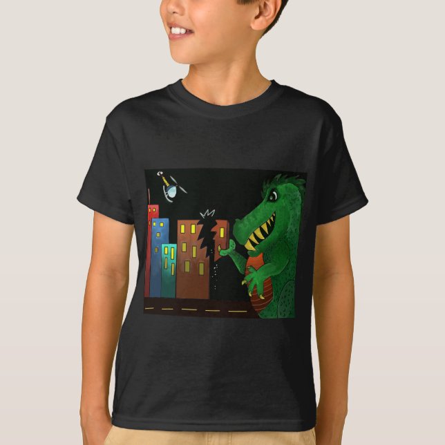 T-Shirt Godzilla (Framsida)