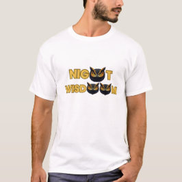 T-Shirt“Golden Owl Icon – Minimal Night Wisdom  T Shirt