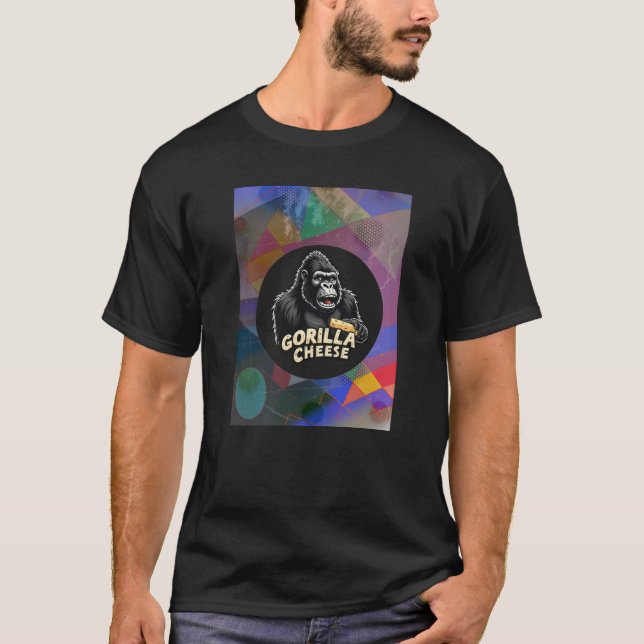 T-Shirt gorilla Cheese Abstrakt 1 (Framsida)