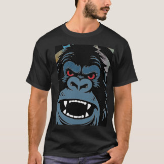 T-Shirt gorilla-ost som sluts upp