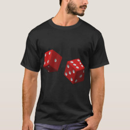 T-Shirt-grafik med dice-foto T Shirt