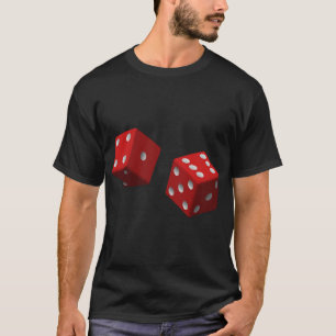 T-Shirt-grafik med dice-foto T Shirt