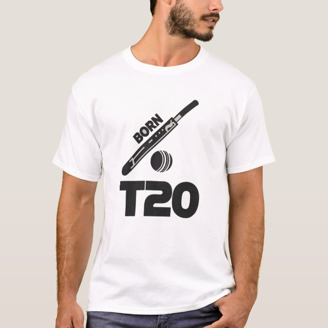 T-Shirt Grafisk Tee För T20 Cricket (Framsida)