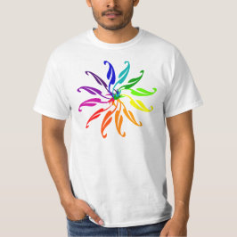 T-shirt - Grafiskt färghjul (ljus skjorta)