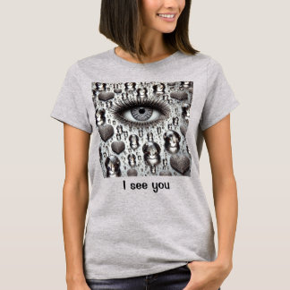 T-shirt Grått Öga