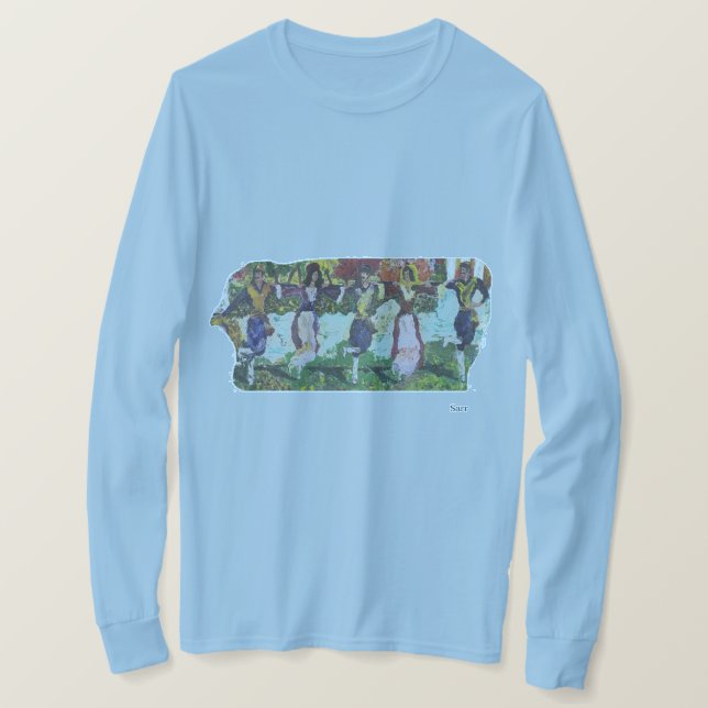 T-Shirt : Grekisk Dancing (Design framsida)