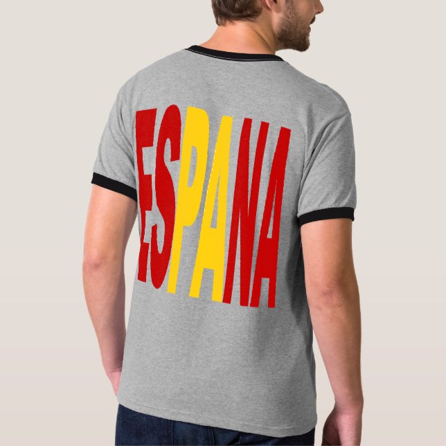 T-shirt gris dos homme   ESPANA  (Baksida)