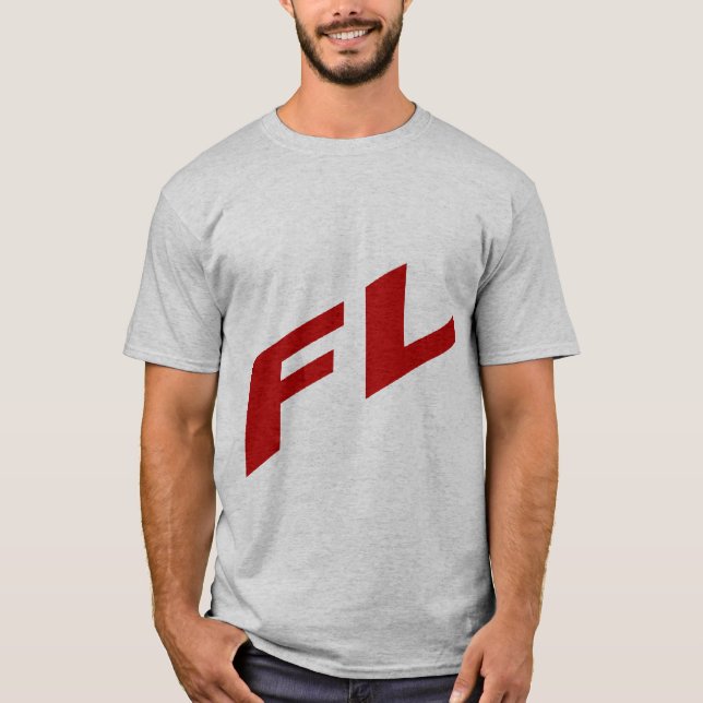 T-shirt  gris FLORIDA (Framsida)