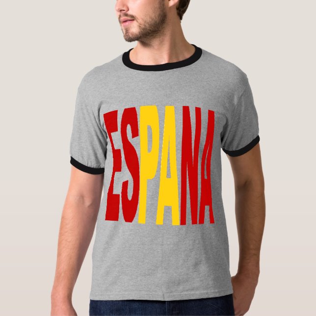 T-shirt gris homme  ESPANA (Framsida)