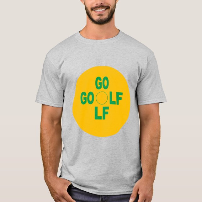 T-shirt gris homme  SPORT  GOLF  (Framsida)