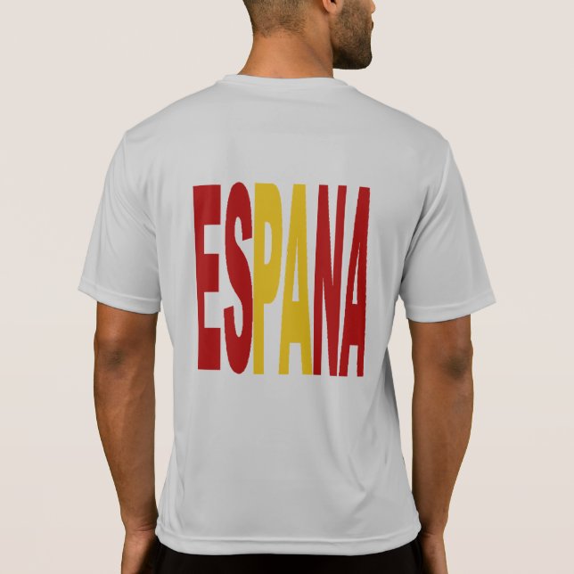 T-shirt gris manches courtes dos homme  ESPANA (Baksida)