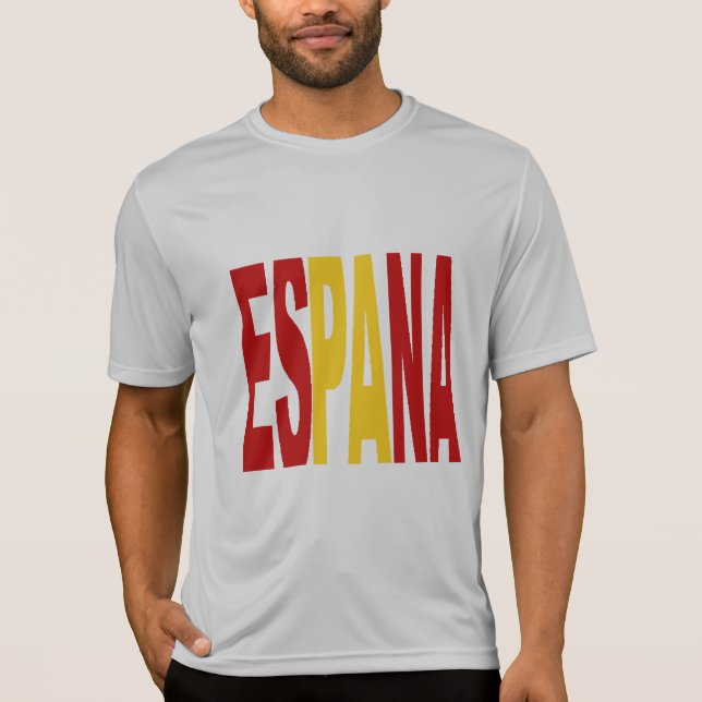 T-shirt gris manches courtes homme ESPANA (Framsida)