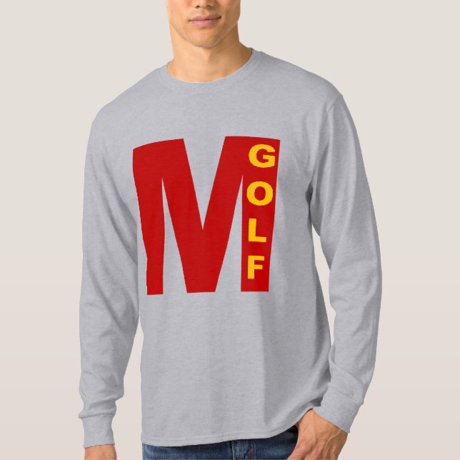 T-shirt gris manches longues   MILANO  GOLF (Framsida)