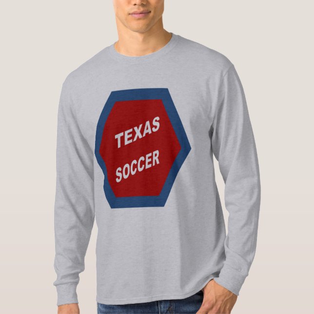 T-shirt gris TEXAS  SOCCER (Framsida)