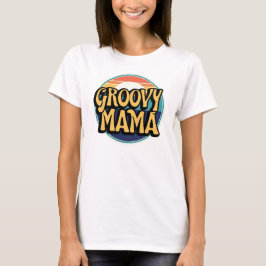 T-shirt Groovy Mamma