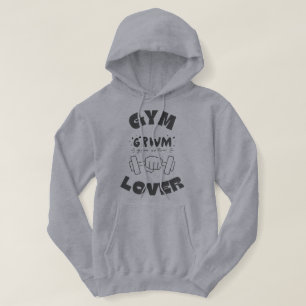 T-Shirt Gym Lover Hoodie Fitness Gym tröja