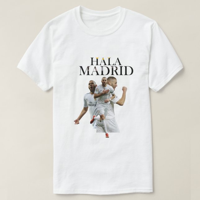 T-Shirt hala madrid (Design framsida)