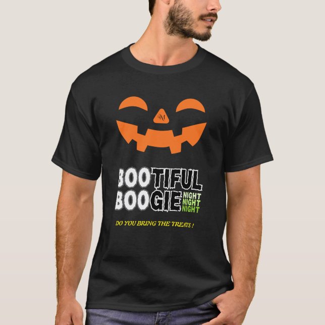 T-Shirt:  HALLOWEEN-ansikte #1 T Shirt (Framsida)