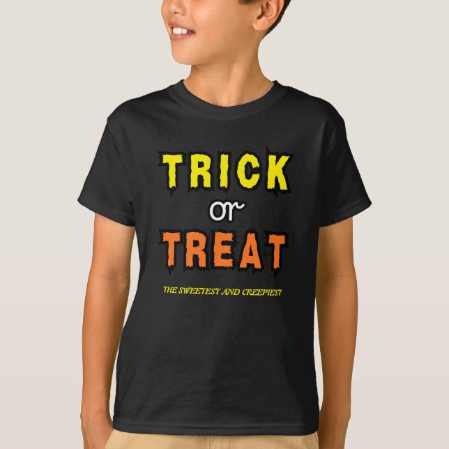 T-Shirt: HALLOWEEN-godis #10 T Shirt (Framsida)