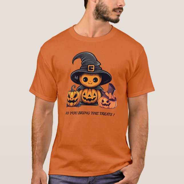 T-Shirt : HALLOWEEN Pumpkins #2 (Framsida)