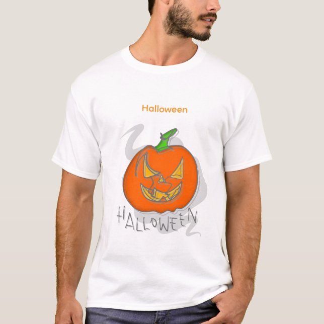 T-shirt Halloween-vintage (Framsida)
