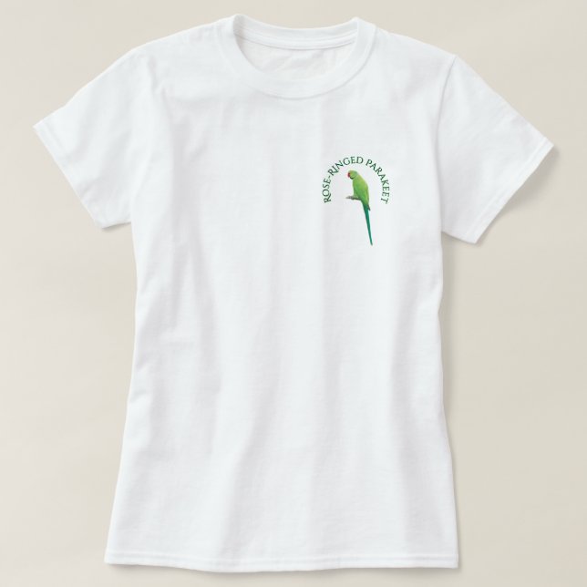 T-shirt - Halsbandsparakit (Design framsida)