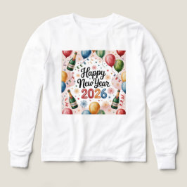 T-Shirt-Happy New Year 2026 Matching Family T Shirt