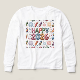 T-Shirt-Happy New Year 2026 Matching Family T Shirt