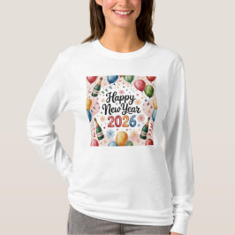 T-Shirt-Happy New Year 2026 Matching Family T Shirt