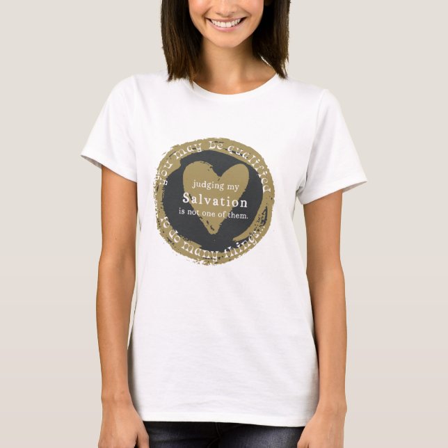 T-Shirt Heart-förtroende (Framsida)