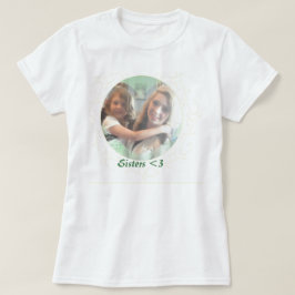 T-Shirt, Hjärtformad Fotoinsats T Shirt