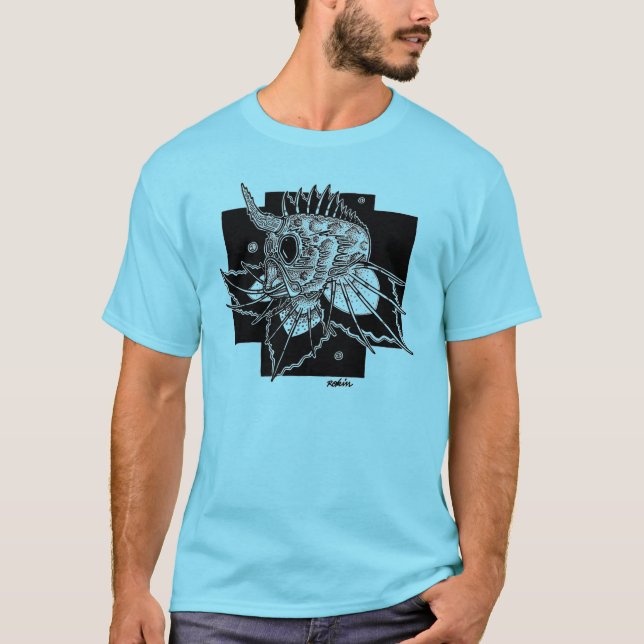 T-shirt Homme Abyssal Fish (Framsida)