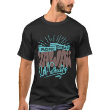 T-shirt homme. Hawaï Surf paradise.