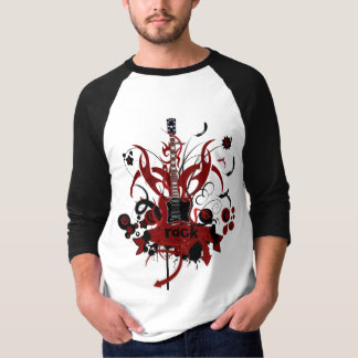 T Shirt homme manches longues bicolore Rock