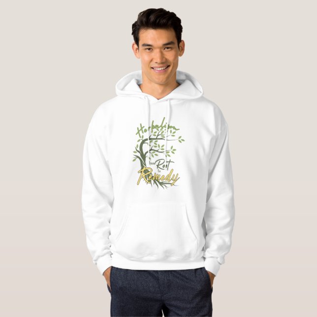 T-Shirt Hoodie (Hel framsida)