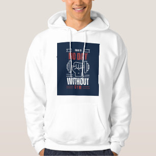 T-Shirt Hoodie för Gym Älskare