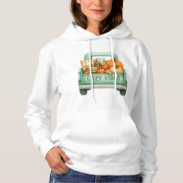 T-Shirt Hoodie- Mysigt Fall Lastbil Hoodie