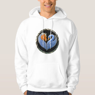 T-Shirt hoodie - Racing hearts och healing Springs