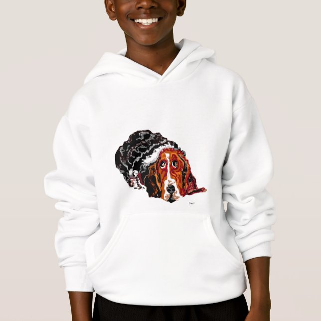 T-Shirt /Hoodies: Bassethound (Framsida)