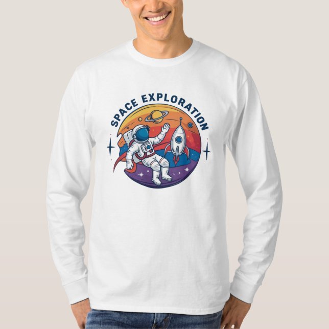 T-shirt/ Hoodies/ Sweatshirt ’Space Exploration’ T Shirt (Framsida)
