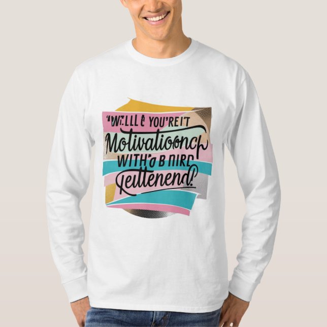 T-shirt/ hoodies/ Sweattshirt ’Quotes’ logotyp des T Shirt (Framsida)