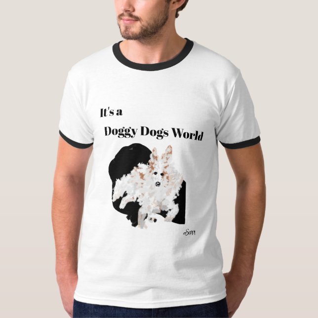 T-Shirt : Hundar Hundars Värld (Framsida)