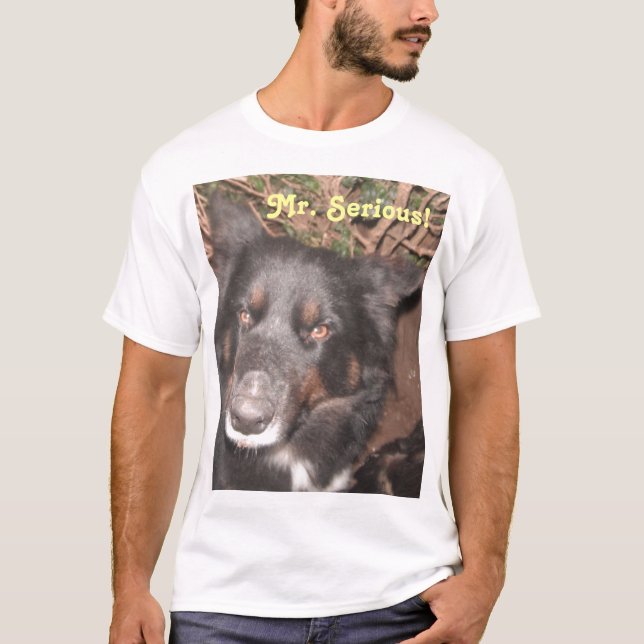 T-Shirt Husky Collie Kor (Framsida)