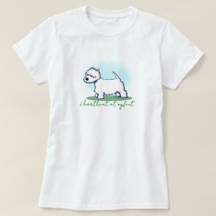 T-shirt i 100% bomull för Westie Terrier