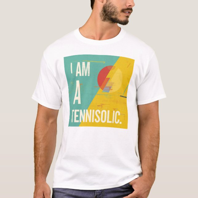 T-Shirt I Am A Tennisolic (Framsida)